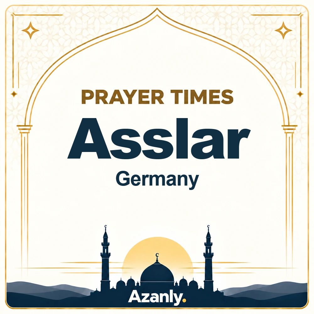 Prayer times in Asslar, Germany
