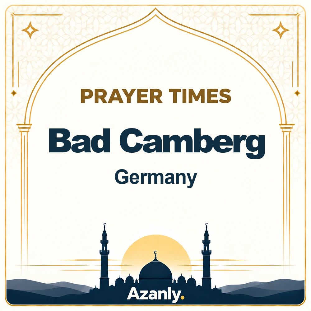 Prayer times in Bad Camberg, Germany