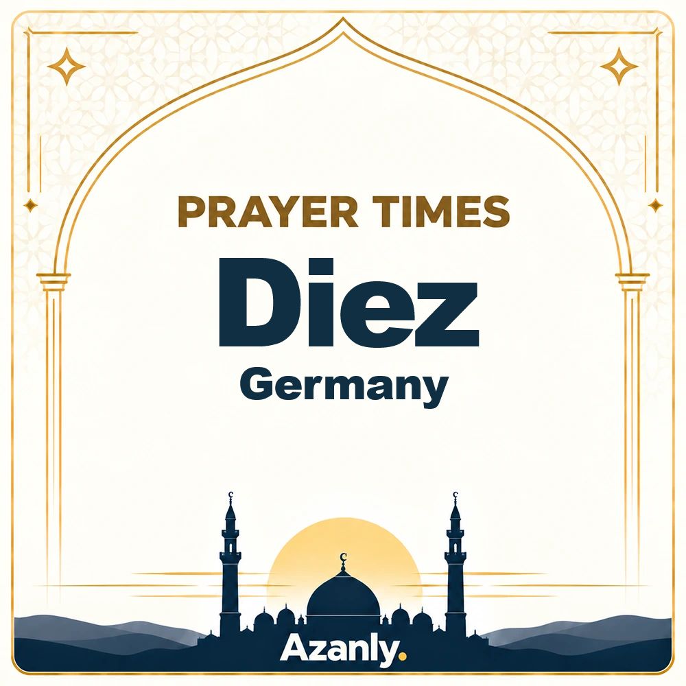 Prayer times in Diez, Germany