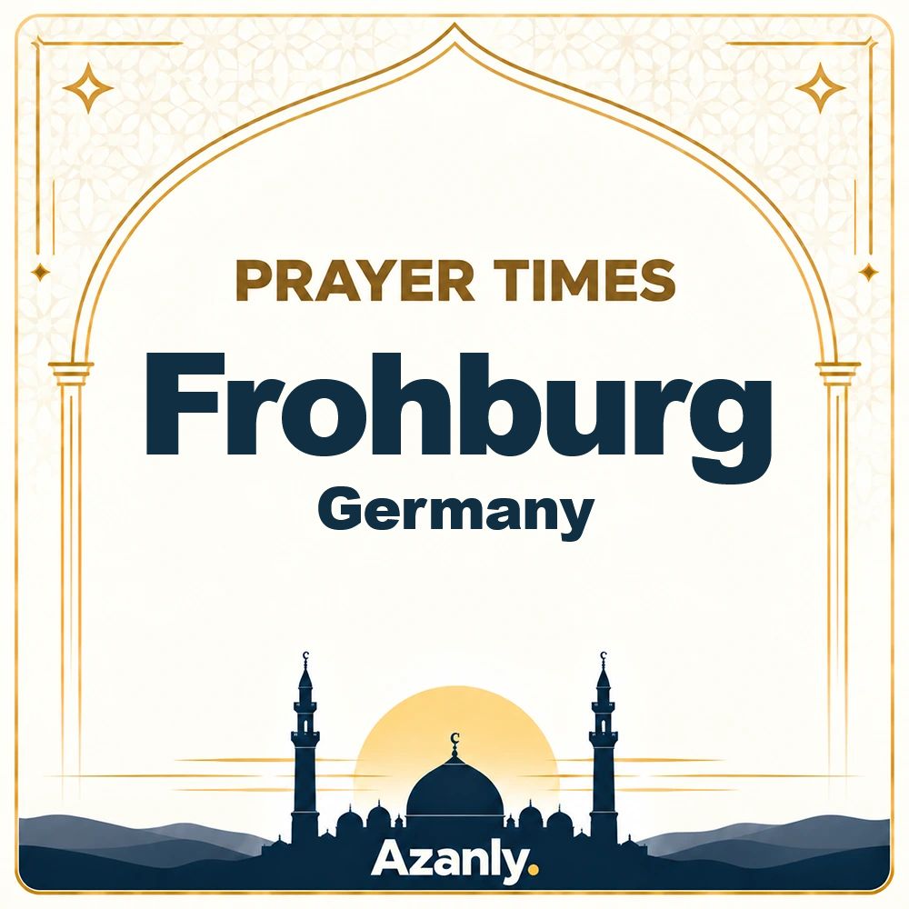 Prayer times in Frohburg, Germany