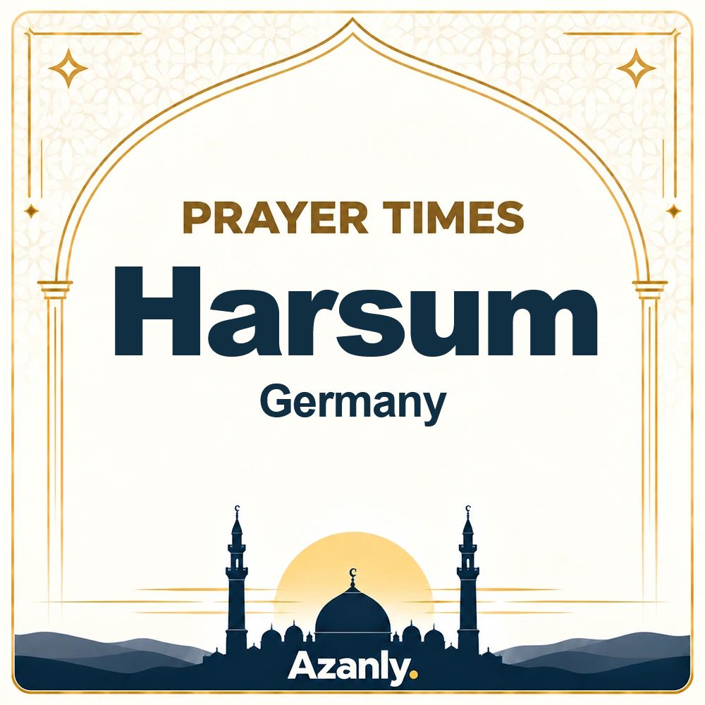Prayer times in Harsum, Germany