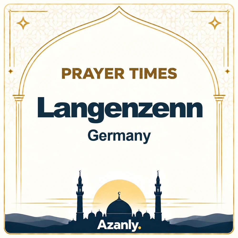Prayer times in Langenzenn, Germany