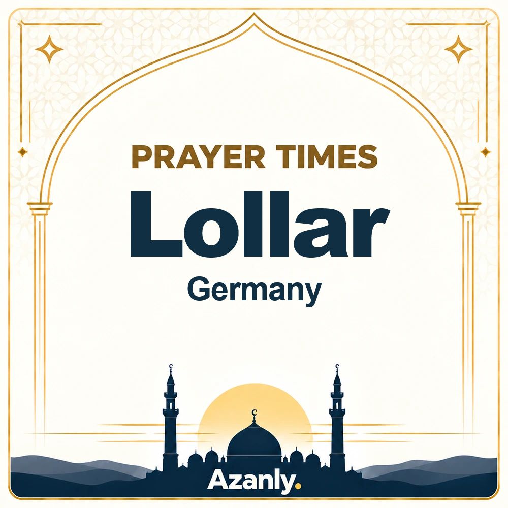 Prayer times in Lollar, Germany