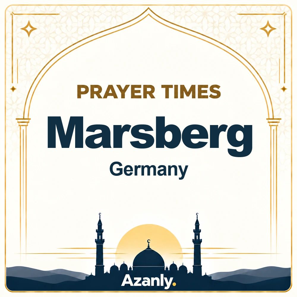Prayer times in Marsberg, Germany