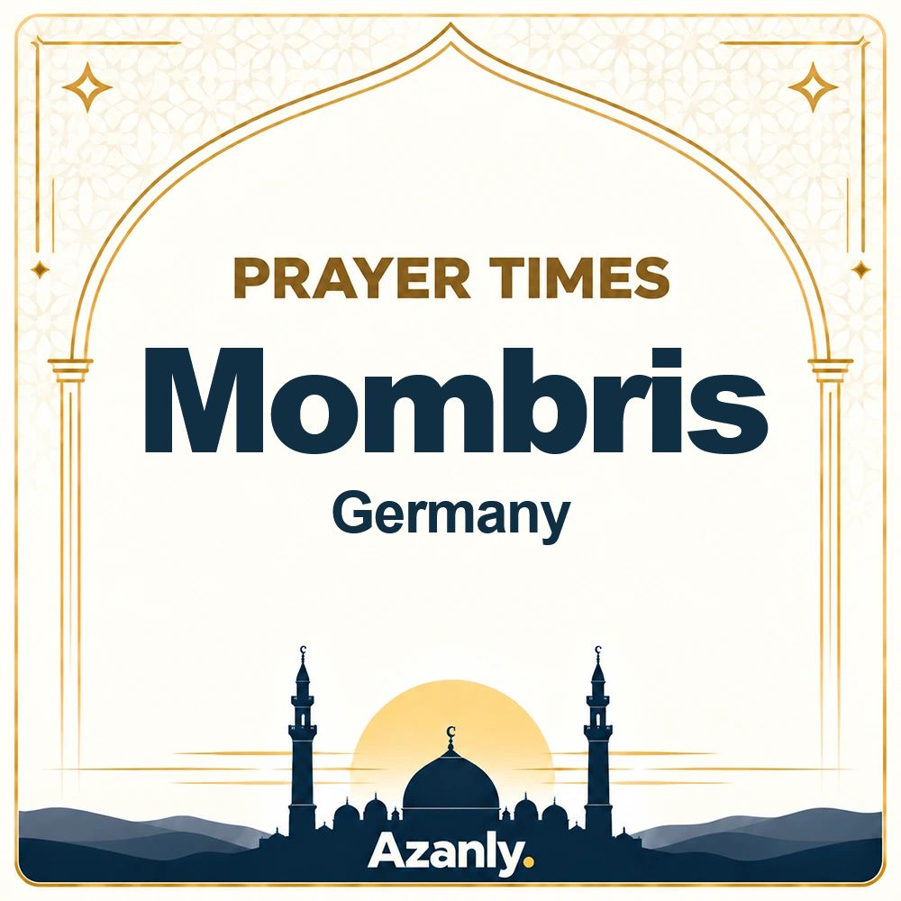 Prayer times in Mombris, Germany