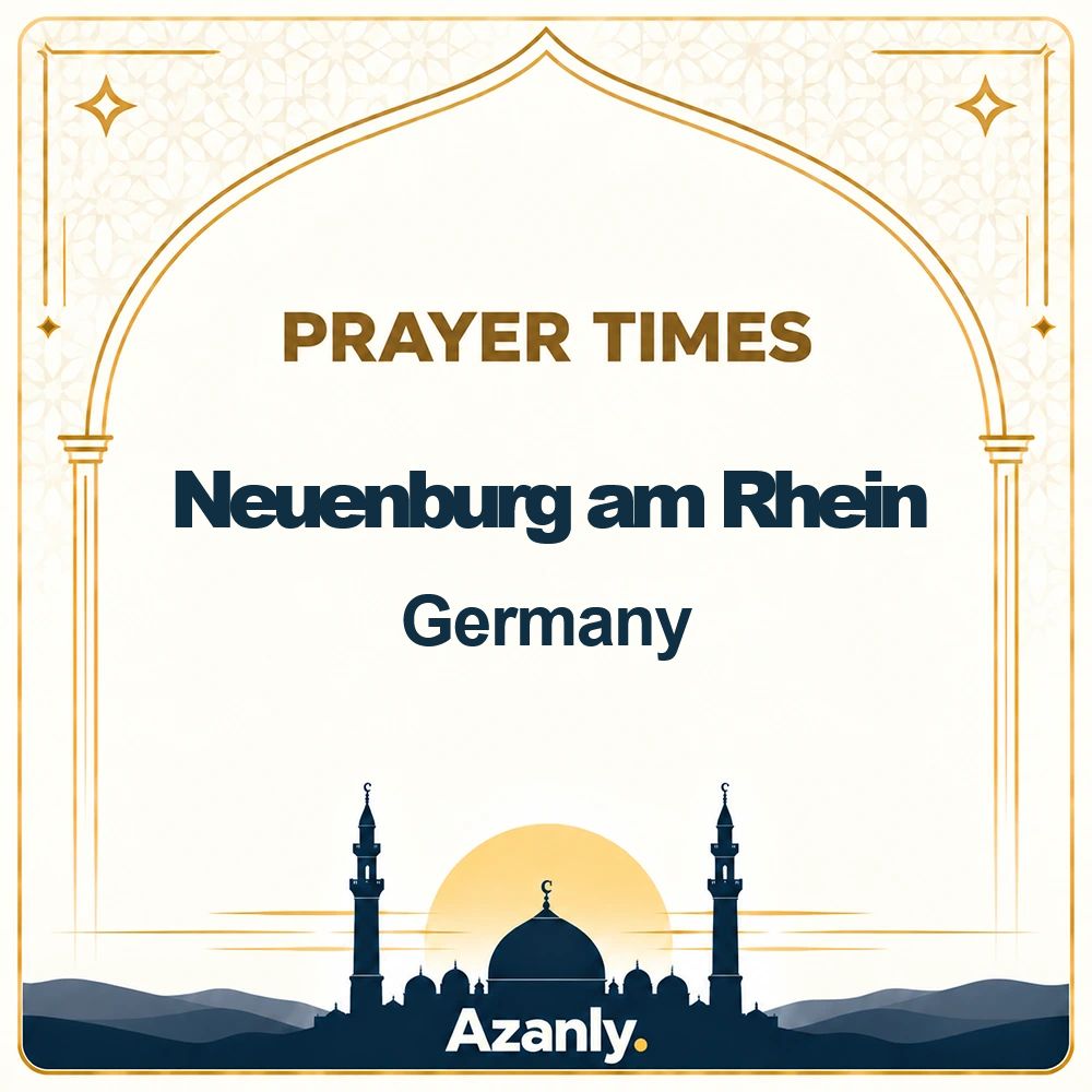 Prayer times in Neuenburg am Rhein, Germany