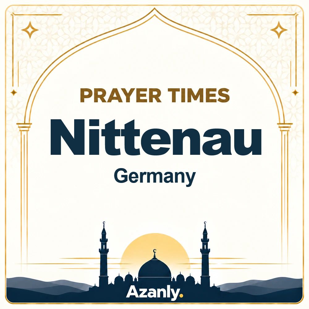 Prayer times in Nittenau, Germany