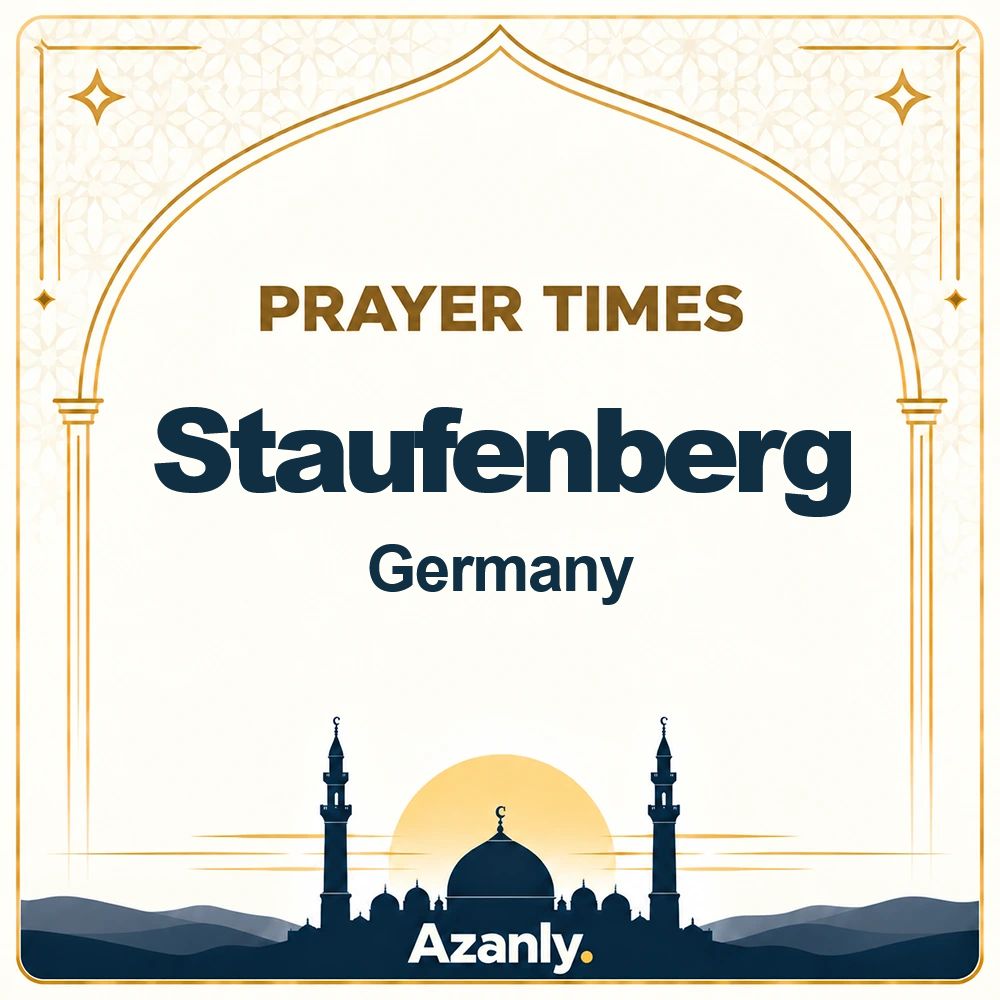 Prayer times in Staufenberg, Germany